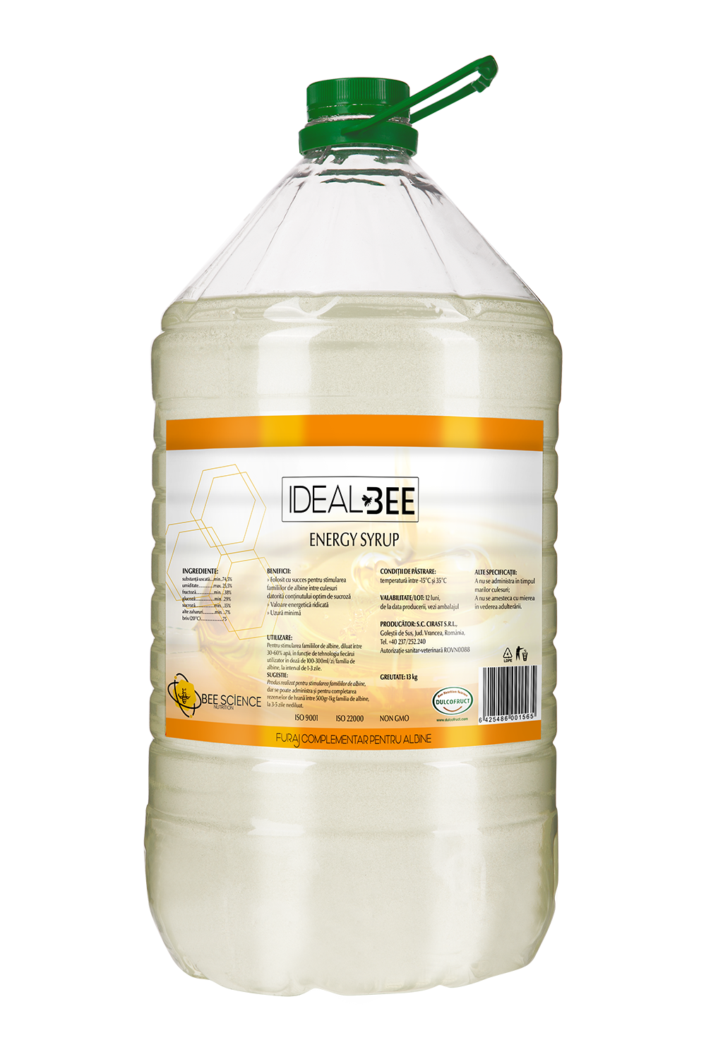 IdealBee Energy Syrup, mesilaste talvine täiendsööt.