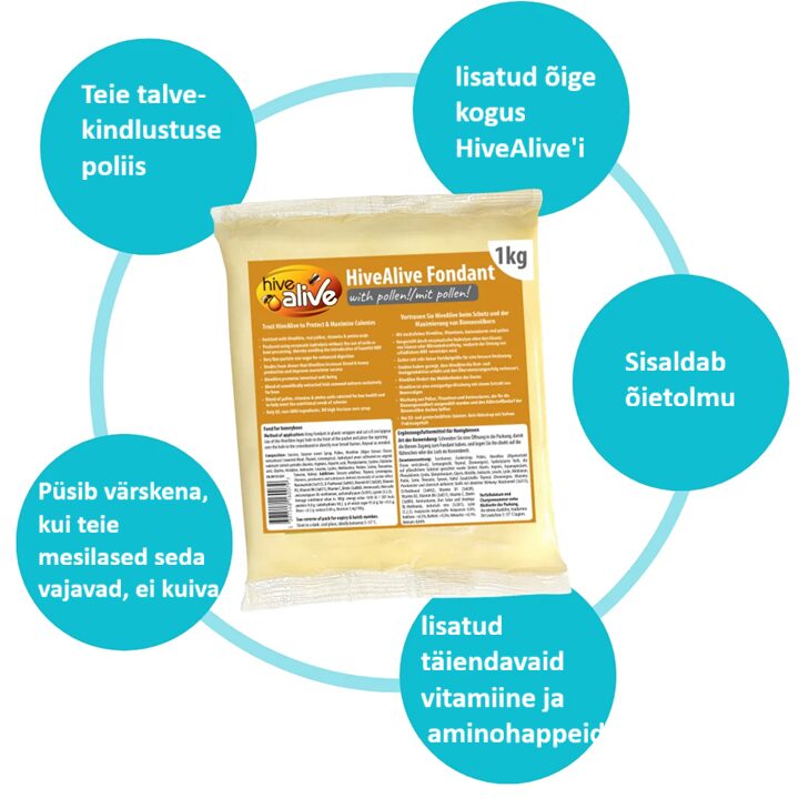 HiveAlive fondant-pudersööt õietolmuga - Image 4