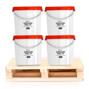 “ APIFOOD 75” siirup, mesilaste talvine täiendsööt, 4 ämbrit 19.-€/ämber ( 15,32€+KM)